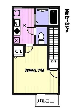 ＡＤＥＡＭ（アディーム）井の頭の物件間取画像